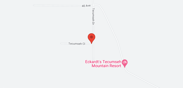 map of 2538 Tecumseh Close